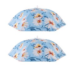 折疊式食物罩 2入, 藍色