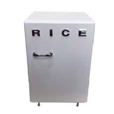 冰箱米桶 橫式, 白色