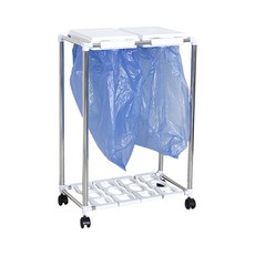 센스2030 분리수거함 1단 2p, 화이트