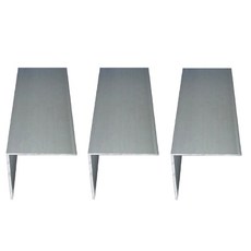 미성비드 알루미늄 기억자 몰딩도배비드 덧방용몰딩 (가로 19 x 세로 19 x 길이 2400 mm), 3개