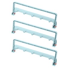 壁掛式擦手巾架, 藍色, 3個