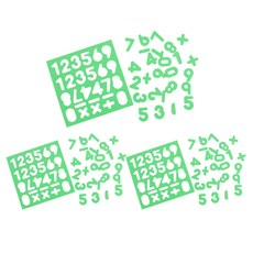 EnO Palette Edu Magnet Play Number Green, 3個, 26件