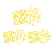 EnO Palette Edu Magnet Play 英文大寫字母 黃色, 26件, 3個