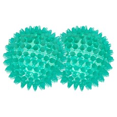 GYMNIC 指壓按摩器反射球禮物 8cm 2p, 綠色