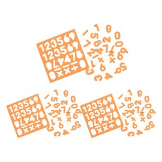 EnO Palette Edu Magnet Play Number Orange, 3個, 26件