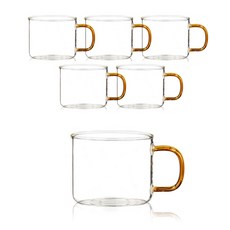 BEIDASHI 玻璃 150ml B07, 混色, 6個