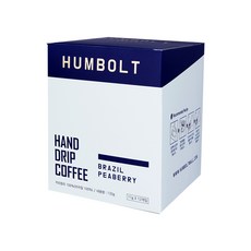 HUMBOLT 巴西公豆濾掛式咖啡, 11g, 12包, 1盒