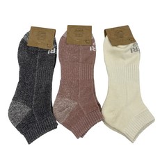 SERI1969美利奴羊毛高爾夫短襪 3種, 灰色, 象牙色, 淺棕色