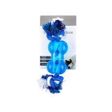 BUSTER 狗狗強力骨頭繩 XS, 冰藍色, 1個