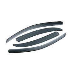 리드홈 폴리카보네이트 차량용 썬바이저 4p, 렉스턴 스포츠, 투명블랙