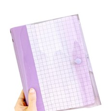 lallayena 閃光6孔日記本封面A5, 閃光紫紅色, 1個