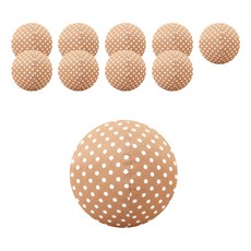 Redpuppy 寵物玩毛絨, 10個, 點棕色