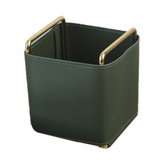 皮革筆夾, 綠色, 1個