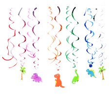 派對錶演派對輪恐龍全包裝飾套組, 混色, 1套