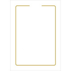 Daniel Stationery 友賢產業 燙金獎狀紙 180g, 100個, no06白色