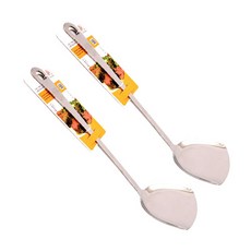 블루선 까멜리아 사각 스테인리스 뒤집개, 2개