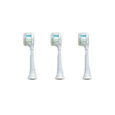 Tobi.m 飛利浦電動牙刷替換刷頭 白色 3入 HX6014 HX6064, 單品, 1個