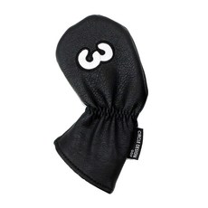 Circle DESIGN GOLF 星星骷髏鐵桿挖起桿桿頭套, 黑色3, 1個