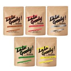 라라구디 쓰리웨이즈 그래놀라 믹스 5종 세트, 1세트