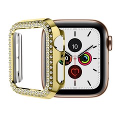 雙排晶鑽手錶殼 42mm, 金色