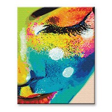 명화그리기 DIY 유화 그림 세트 I94 일러스트 300 x 400 mm, F39 더 페이스, 1개