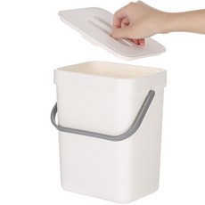 懸掛式廚房垃圾桶, 白色的