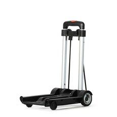 折疊式迷你購物手推車 基本型 鋁製框架, 銀, 1個