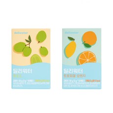 青葡萄+橘子風味維他命粉, 1組