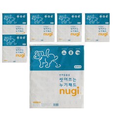 寵物 Nugi 尿布墊 6片, 1個, 6入