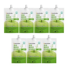 미쁨생활건강 쥬시헬시 초유 콜라겐 곤약젤리 풋사과 7개입, 840g, 1개