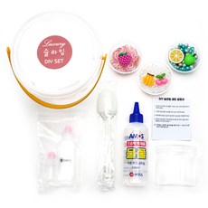 涼爽商店水果國家史萊姆DIY組, 1套, 混色