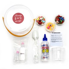 涼爽商店動物方城市史萊姆DIY組, 1套, 混色