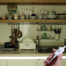 Self me LED間接照明 黏貼式床頭室內裝潢氣氛燈 DIY調光開關組, 6500K日光色(白色)