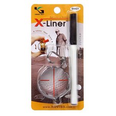 KOVISS X liner 鋼製劃線器 BH421, 黑色(油性筆), 1個