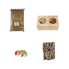 장수풍뎅이 사육통 없는 세트, 혼합색상, 1세트