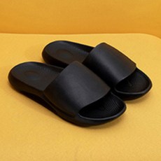 柔軟復原氣墊拖鞋 SS2080, 黑色, 250