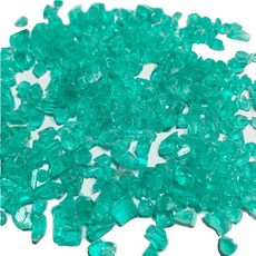 YSSCOMPANY 아크릴규사 데코덴 파츠 크런치 슬라임 재료 500g, 1개, 에메랄드