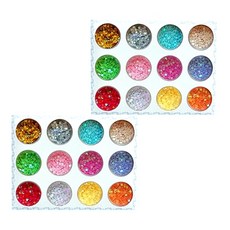 亮片星星混合亮片, 混色, 2套