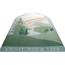 極簡生活 DIY 圈絲玄關地墊 T01 100 x 150 cm, 款式2, 1個