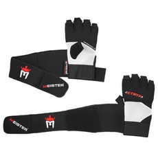 Ringside Korea 簡易手綁帶, 黑色, 1個