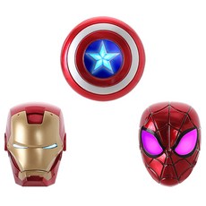 LED帽子燈 美國隊長+鋼鐵人+蜘蛛人, 混色, 1套