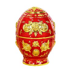 80年代富人家的奢華古董牙籤筒 YT_RC218, 深紅色, 1個