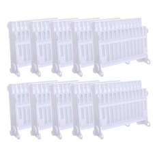 MONDESPOT 슬림홈 플라스틱 접이식 식기 건조대 YT_RB199 10p, 화이트