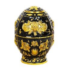 80年代富人家的奢華古董牙籤筒 YT_RC218, 黑金色, 1個