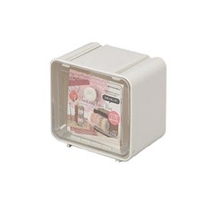 迷你方形膠帶座, 白色的, 1個