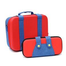 DAEHAN Nintendo Switch 馬里奧一體式硬殼+便攜包套組 ND-020_B 型, 單品, 1套