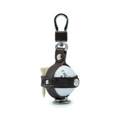 PLANnDESK 3in1 골프 볼 스트랩, 어두운갈색, 1개