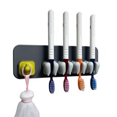 Silivas 浴室牙刷架套裝 Pinocchio Family, 混色, 1個