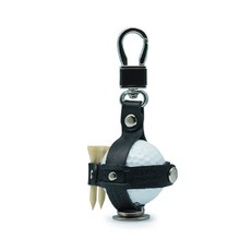 PLANnDESK 3in1 골프 볼 스트랩, 검정, 1개