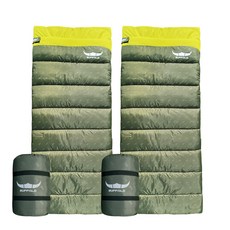 BUFFALO 新的 baudry 睡袋, 2個, 卡其色